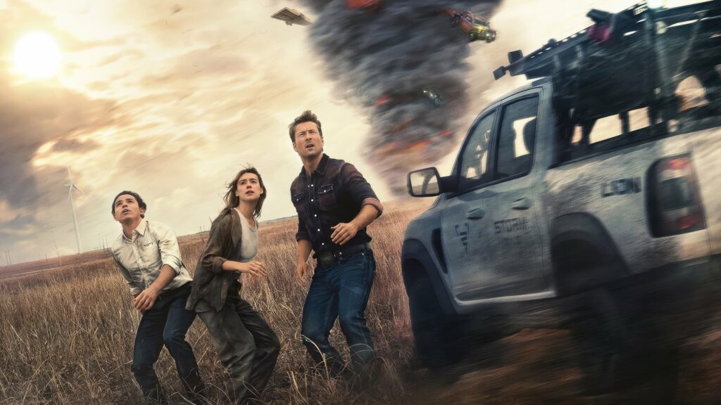 Twisters, o novo filme de Glen Powell